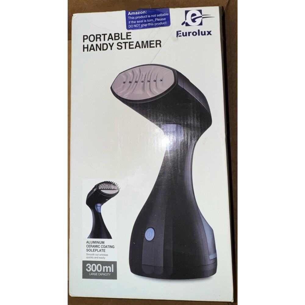 Eurolux Steamer For Clothes Portable Handheld Garment Travel Steamer